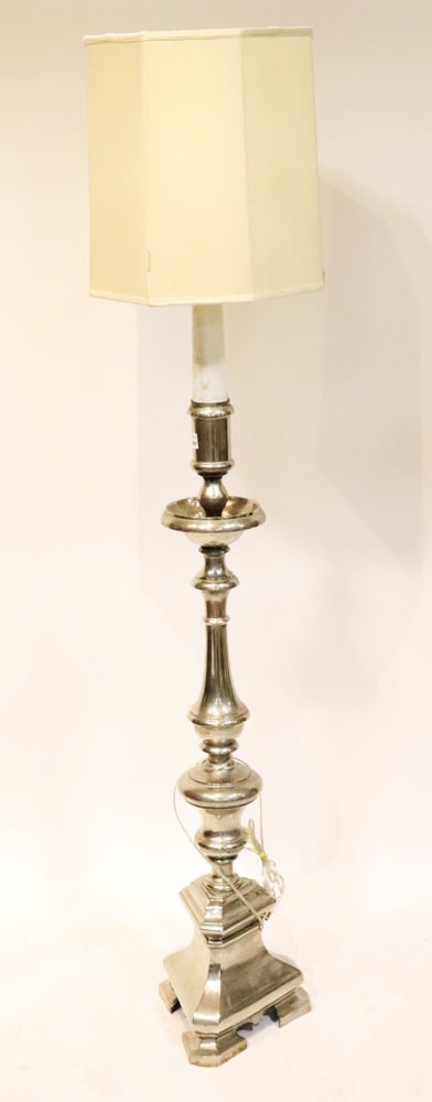Continental-Style Metal Candlestick Floor Lamp (1 of 7)