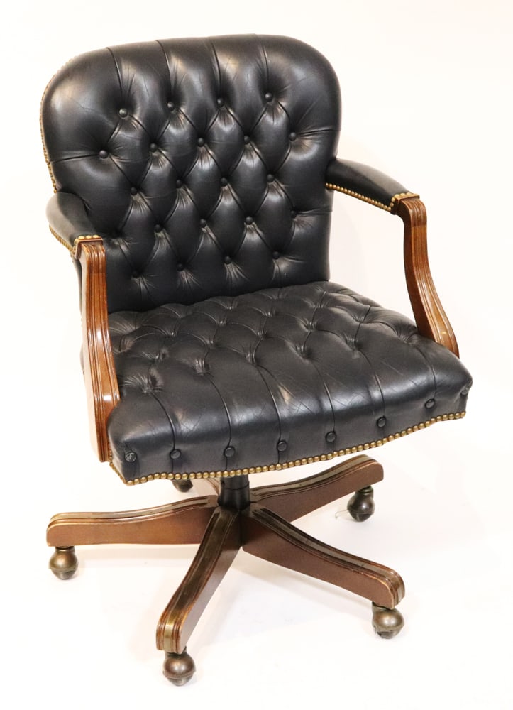 20thC Regency-style Desk Chair (1 of 7)
