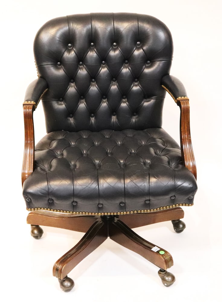 20thC Regency-style Desk Chair (1 of 6)