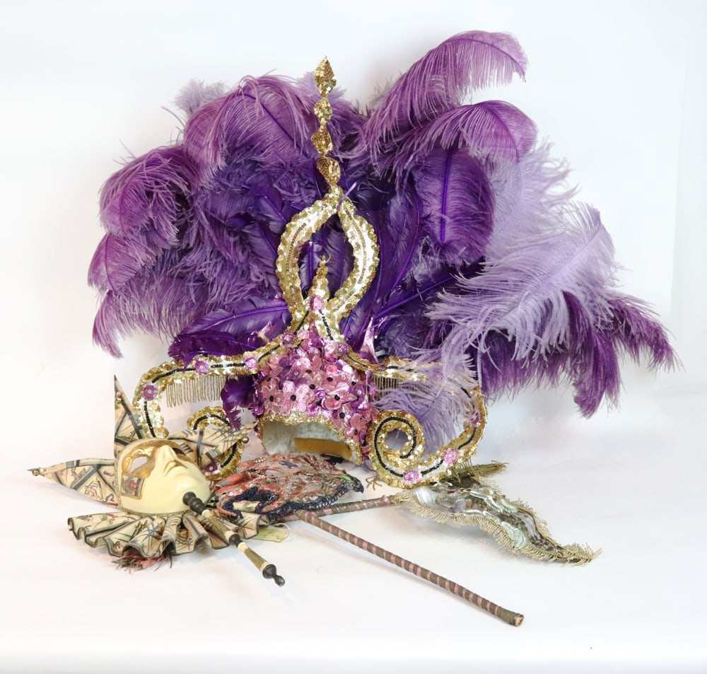 Venetian Masks, Mardi Gras Headpiece (1 of 7)