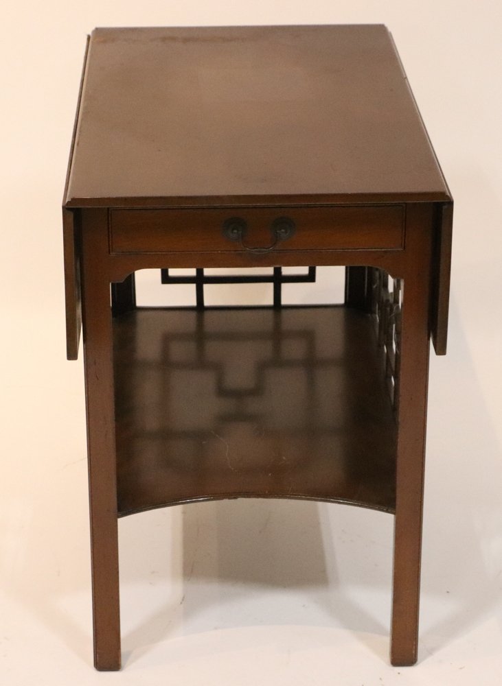 Mahogany Drop-Leaf Side Table (1 of 8)