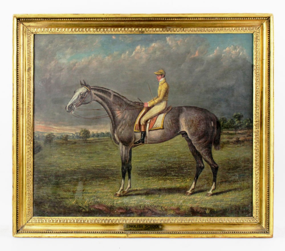 English School, C1750, Jockey on Horse (1 of 7)