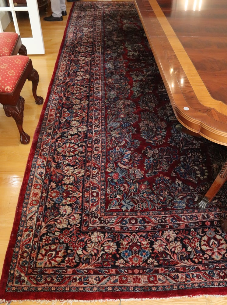 Semi Antique Persian Sarouk Rug, Large (1 of 6)