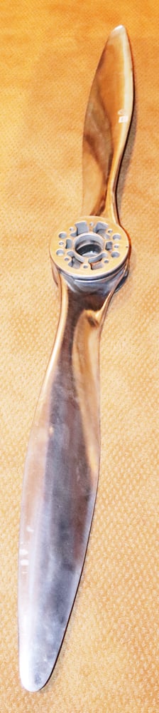 WWII Aluminum Propeller, Gypsy Queen III Engine (1 of 5)