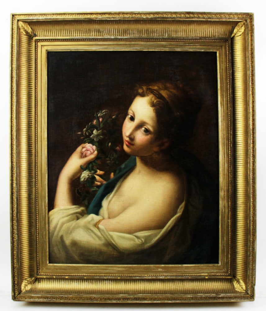 19thC Continental Portrait of Young Girl (1 of 6)