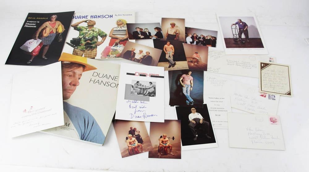 Ephemera, Duane Hanson Books, Programs, etc (1 of 7)