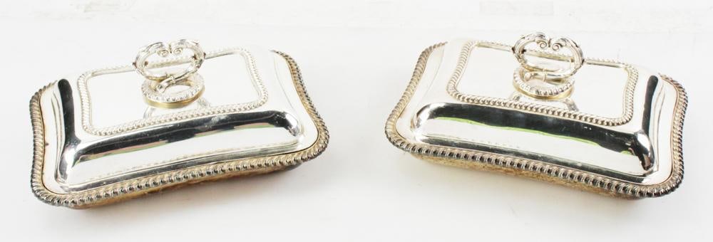 19thC English Sheffield Plated Vegetable Dishes (1 of 7)