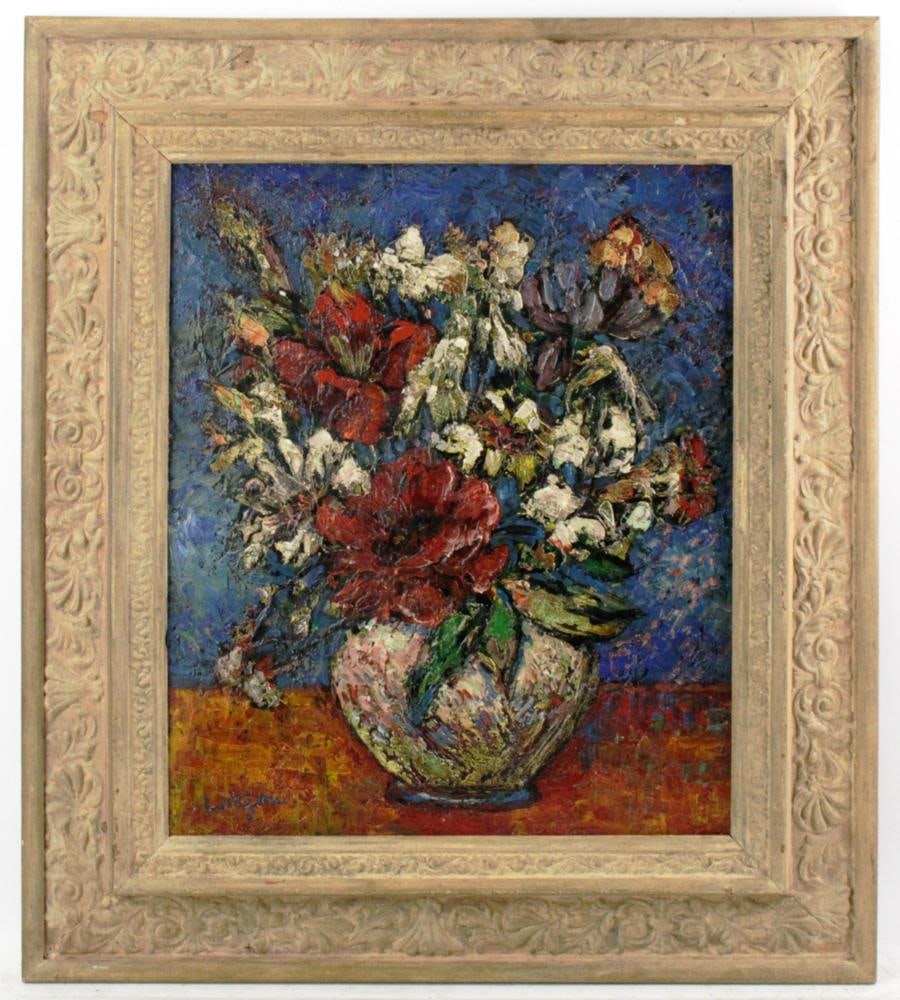 Bernard Lorjou, Still Life of Flowers in Vase (1 of 6)