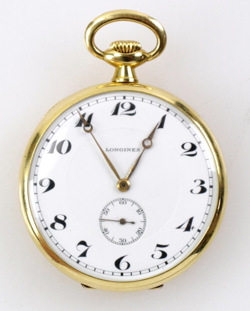 Longines 14k Yellow Gold Pocket Watch (1 of 10)