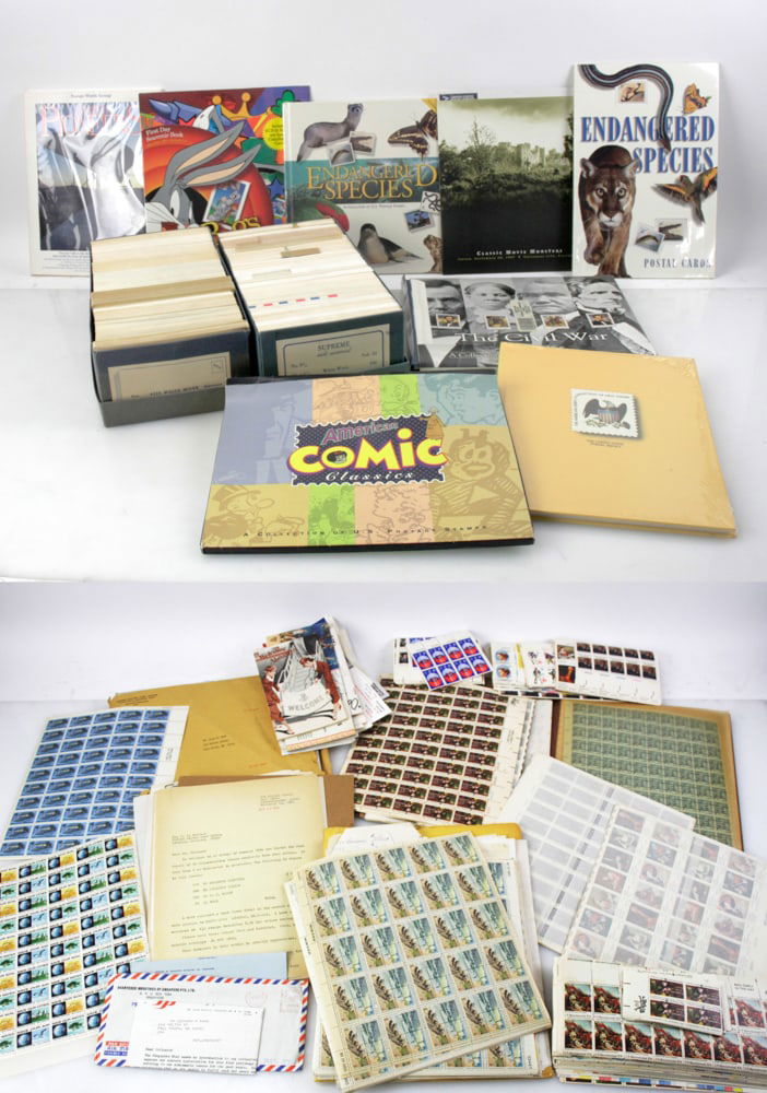 Stamps, Full Sheets, Plate Blocks, Postcards (1 of 14)