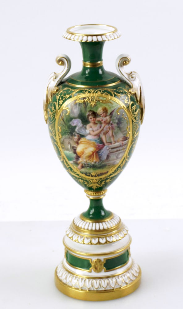 Royal Worcester Vase Sold by Tiffany, Signed Wagner (1 of 15)