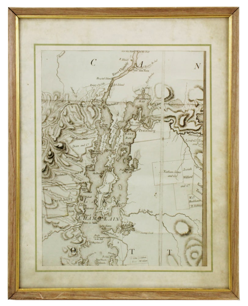 Antique Map of Lake Champlain (1 of 6)