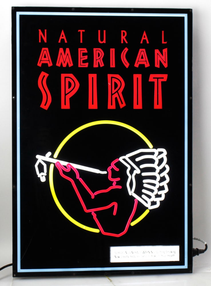 Display Sign, Natural American Spirit (1 of 9)