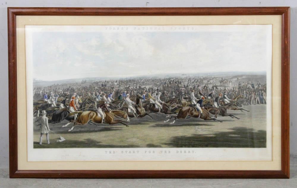 Fores National Sports Horse Racing Lithograph (1 of 8)