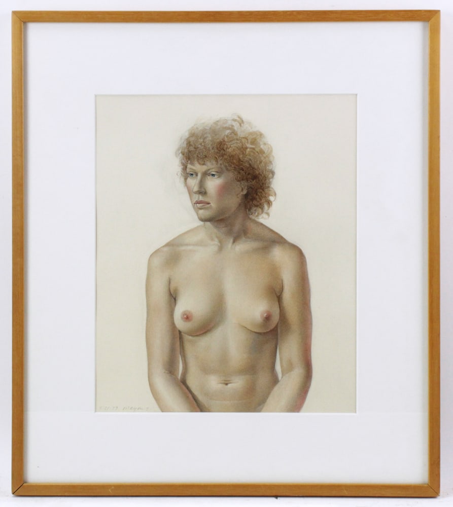 Martha Myer Erledacher, Diane II, Watercolor Pencil (1 of 9)