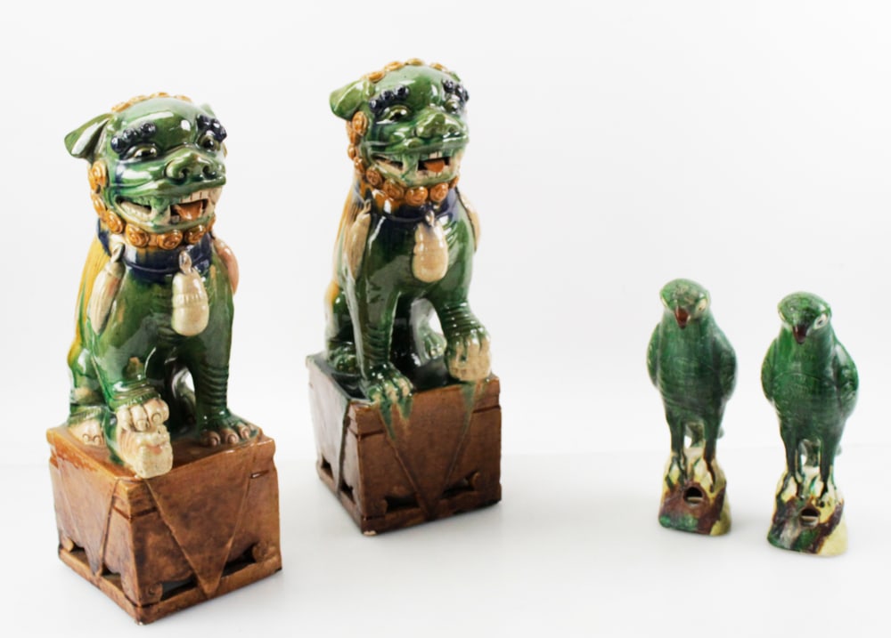 Two Foo Dogs, Two Parrots (1 of 13)