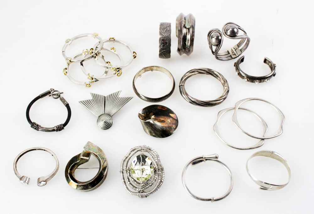 Zina Sterling Pins, Sterling and Plated Pins (1 of 12)