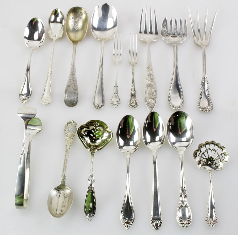 Antique Sterling Serving Pieces (1 of 10)