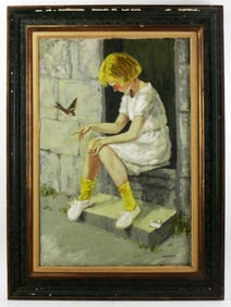 M.G. Spurrier, Portrait of Young Blonde Girl
