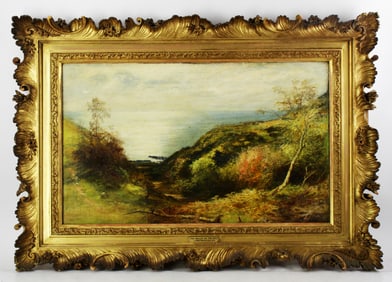 John MacWhirter, Landscape in Ireland, Oil on Canvas