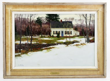 Paul Strisik, Morgan's Hollow, Oil on Canvas