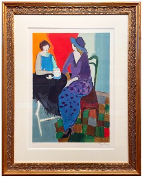 Itzchak Tarkay, Secrets II, Serigraph