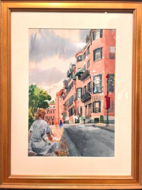 Karl Oberteuffer, Beacon Hill Louisburg Square