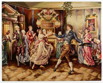 French Tapestry Needlepoint Panel