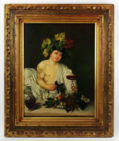 Italian School, Nude Man Drinking Wine