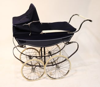English Silver Cross Baby Buggy