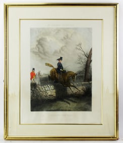 English Queen's Huntings Hand-Colored Engravings