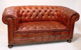 Leather Chesterfield Sofa