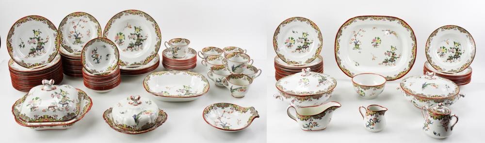 Ridgways Oriental Floral Border and Flower Pots China (1 of 20)