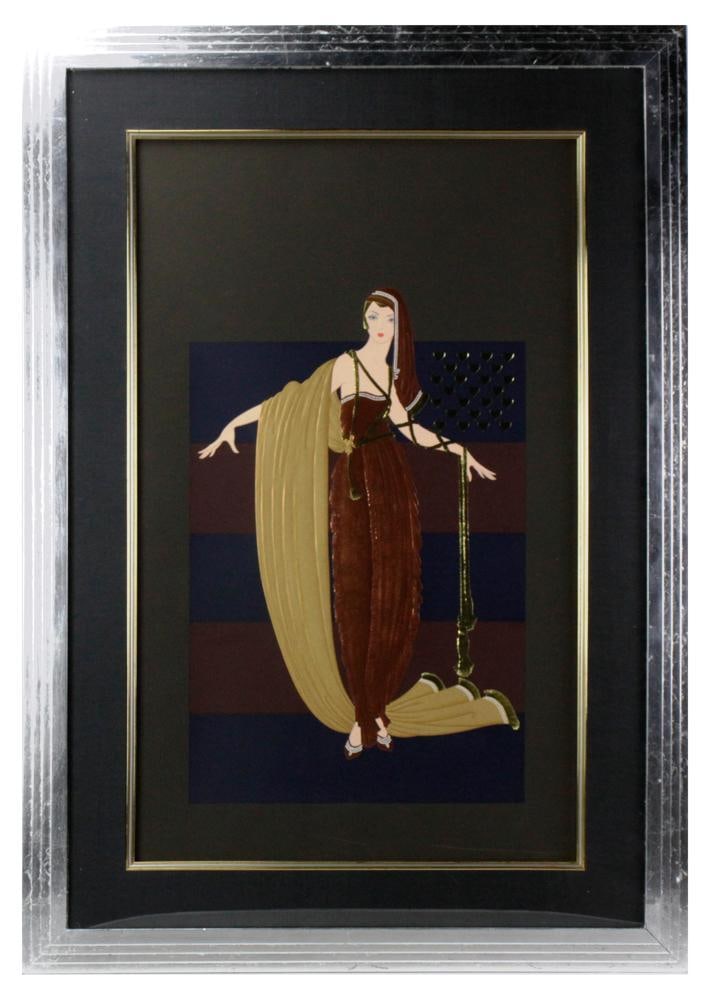 Erte, "Tassel Gown", Graphic Edition Serigraph (1 of 7)