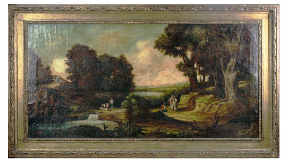 18th/19thC Italian School Landscape with Figures (1 of 10)