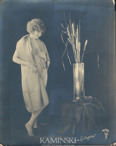 20th C. Photograph of Miss LA: 20th century, photography of Miss Los Angeles, stamped "Aristo LA 1992", 9 1/2"h x 7 1/2"w.