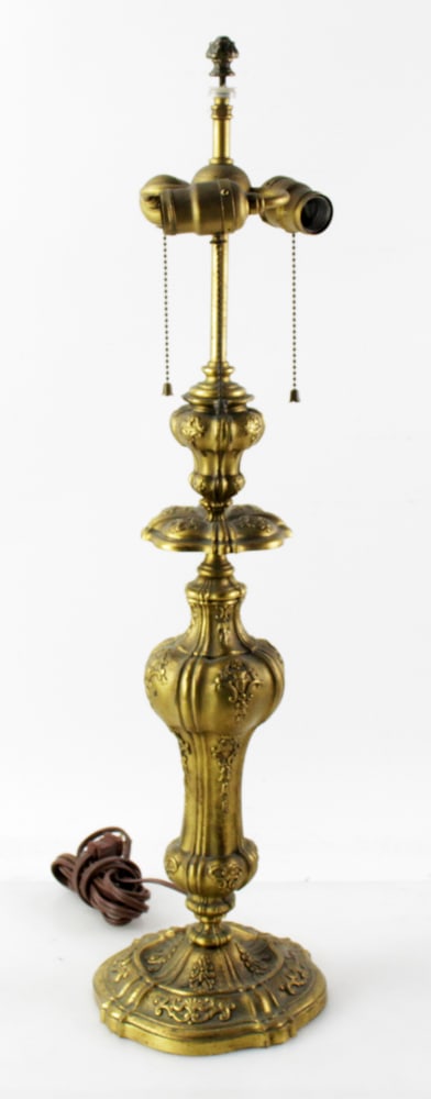 Antique Gilt Bronze Lamp Base (1 of 9)