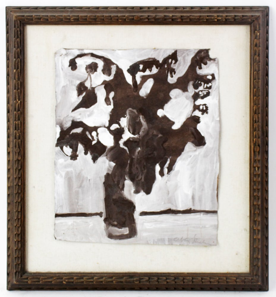 Abby Shahn, Abstract Still Life, Oil on Paper (1 of 7)