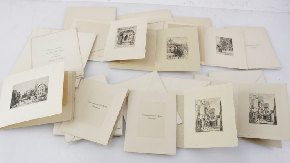 Margaret H. Wright, Etchings of Europeans Sights (1 of 9)