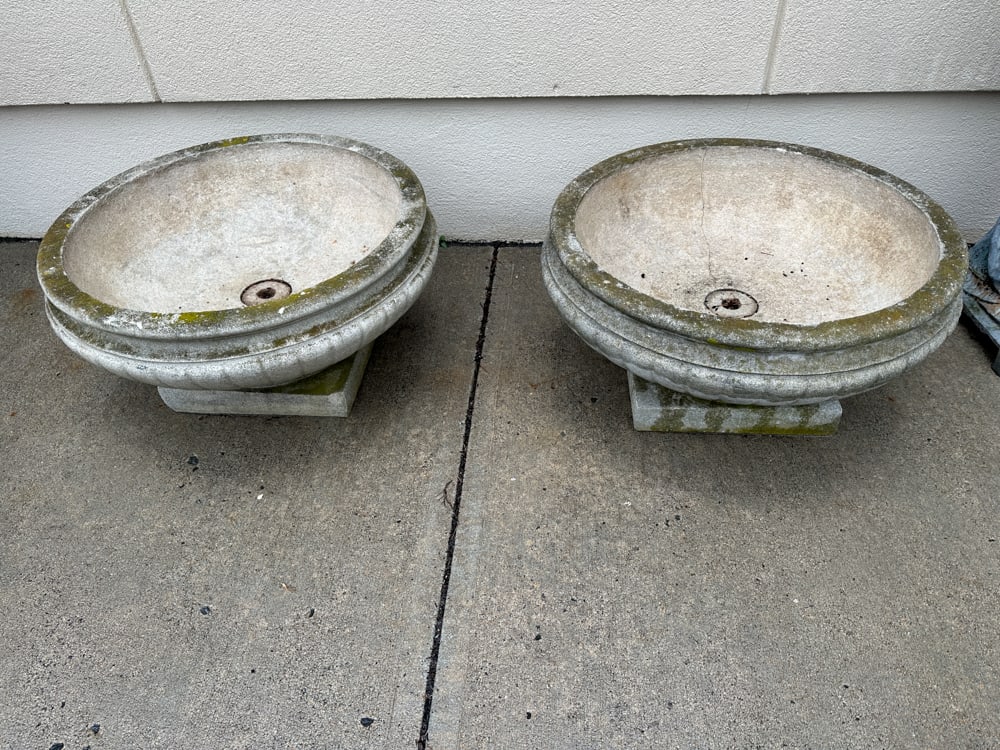 Pair of Classical Stone Urns (1 of 5)