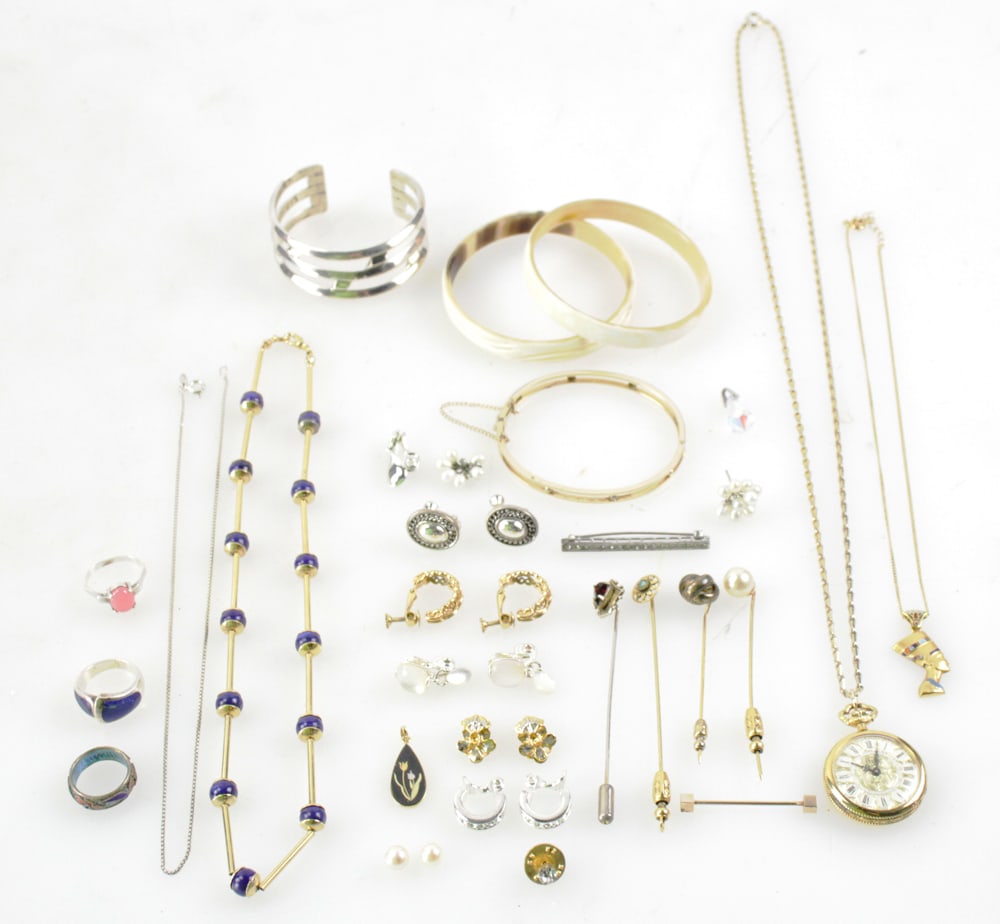 Gold Tone and Sterling Jewelry (1 of 14)