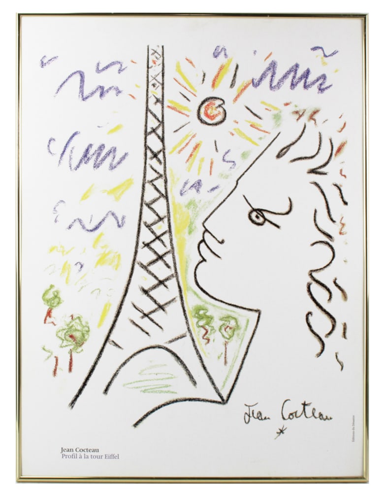 Jean Cocteau, Profil a La Tour Eiffel, Poster (1 of 8)