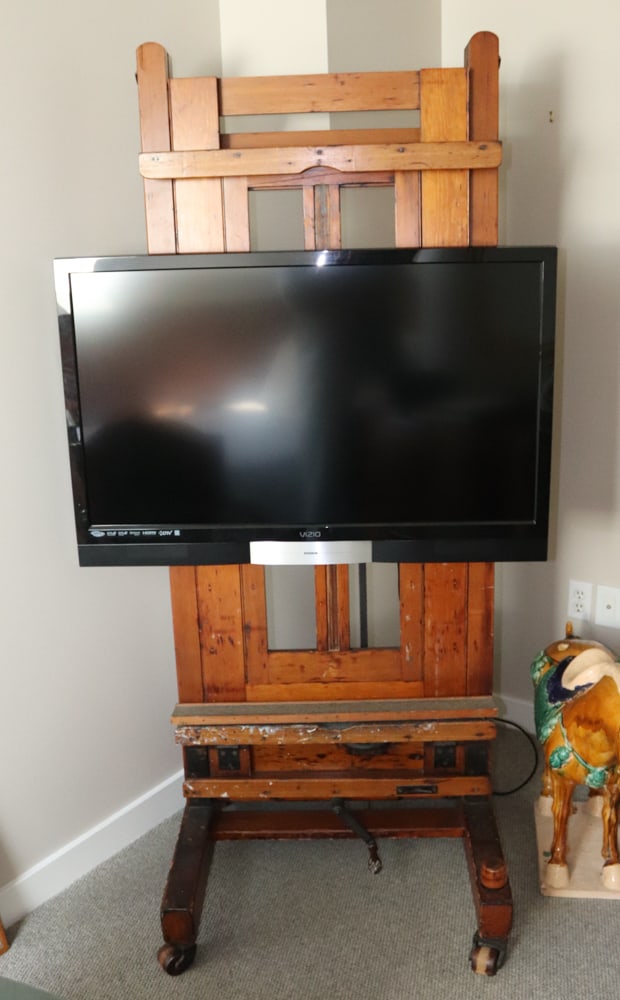 Gerald Brockhurst 1800s Easel Gifted to Benton Elliott (1 of 4)