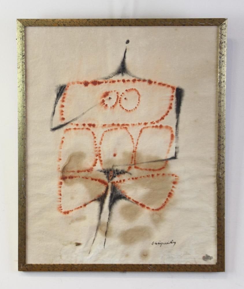 Philippe Hiquily, Abstract Watercolor (1 of 6)