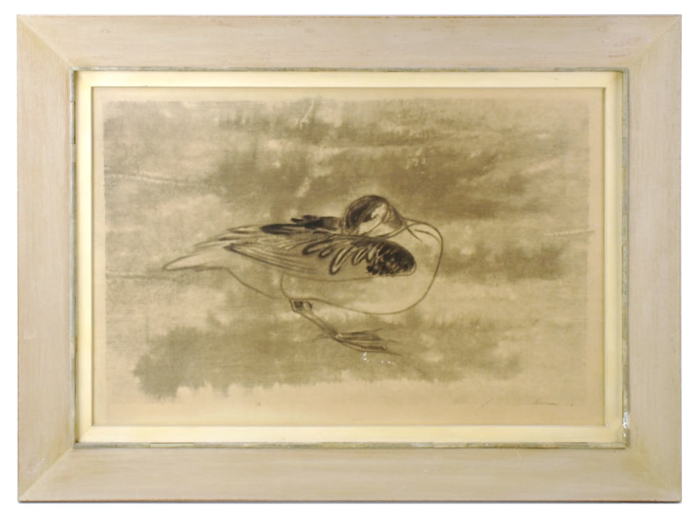 Morris Graves, Preening Duck, Lithograph (1 of 8)
