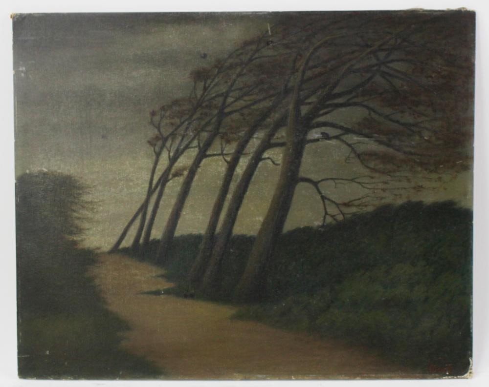 Frank Osuch, Gone With the Wind, Oil on Board (1 of 5)