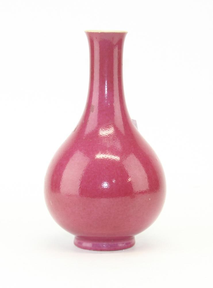 Chinese Pink-Glazed Vase (1 of 3)