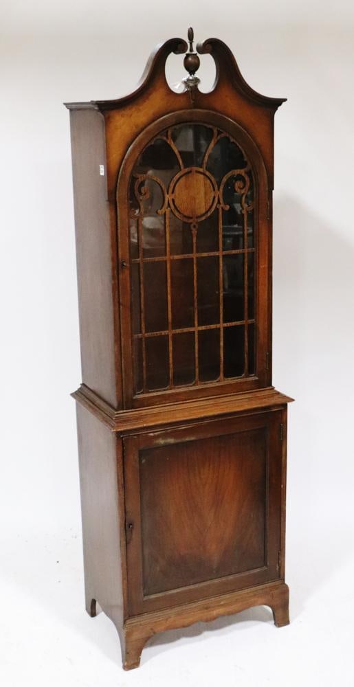 1920s Diminutive Walnut Cabinet (1 of 18)