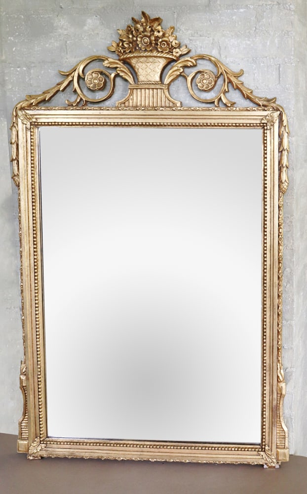 French Regency Style Gold Mirror (1 of 4)