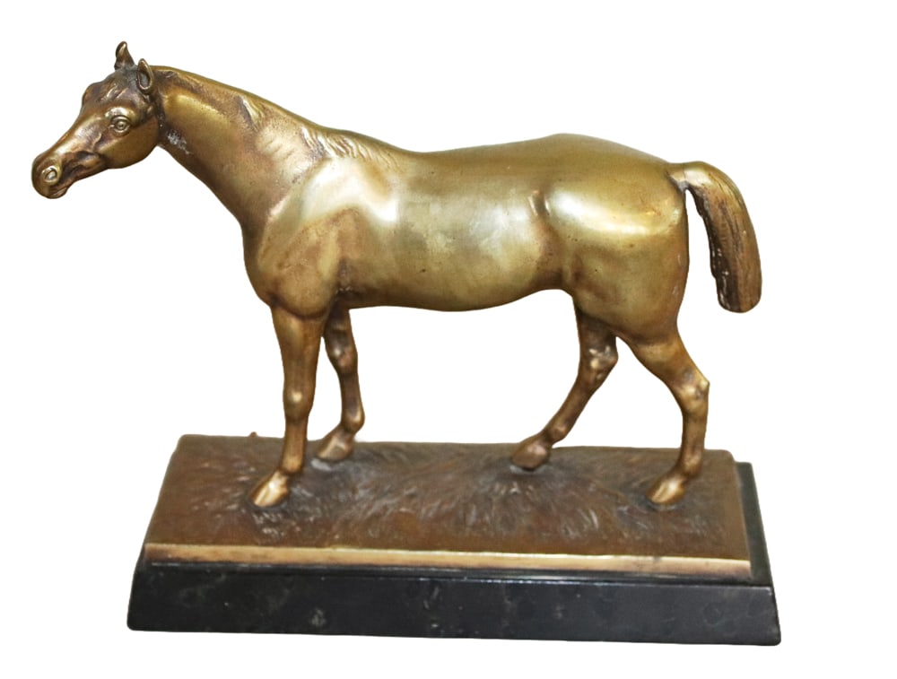 Bronze Standing Horse on Base (1 of 7)